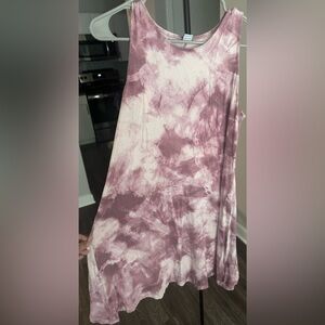 Old Navy Pink Tie-Dye Dress